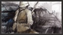 WW2-PAINTINGS-GERMAN SOLDIER-WAFFEN SS-WWII-ARTWORK-FRONT-PINTURAS-SEGUNDA GUERRA MUNDIAL-SOLDADO ALEMAN-PINTOR-ERNEST DESCALS-