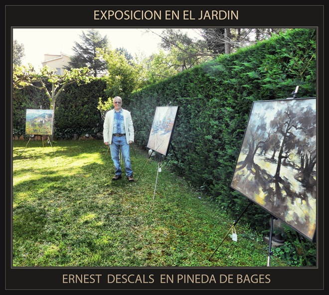 PINTURA-ARTE-ART-JARDI-EXPOSICION-JARDIN-PINEDA DE BAGES-CATALUNYA-FOTOS-PINTOR-ERNEST DESCALS-